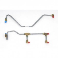 Full Size Chevy Tri-Power Pump To Carburetor Fuel Lines, 348ci, 1958 Late