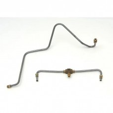 Tri-Power Pump To Carburetor Fuel Lines,w/ Brass Tee,59-61