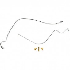 Full Size Chevy Fuel Pump To Carburetor Lines, 409ci/400hp,Chrome, 1963-1964
