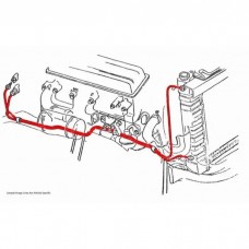 1964 Buick Special/Skylark V8 Powerglide w/ Bottom Radiator Ports Transmission Cooler Lines 2pc, OE Steel