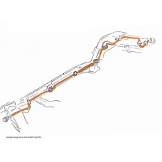 1964-1965 Buick Special / Skylark Hardtop 1/4" Fuel Return Line 1pc, Stainless Steel