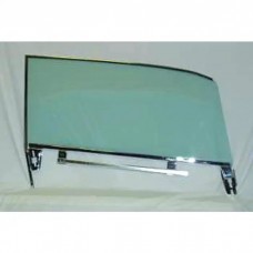 Full Size Chevy Door Glass Assembly, Left, Clear, 1961-1962Bel Air & 1961 Impala Hardtop