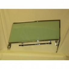 Full Size Chevy Door Glass Assembly, Left, Green Tinted, Impala Convertible, 1961-1964