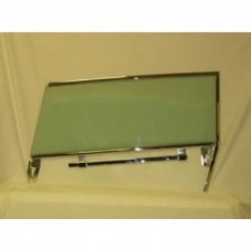 Full Size Chevy Door Glass Assembly, Right, Green Tinted, Impala Convertible, 1961-1964