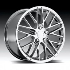2005-2013 Corvette Wheel Rear C6 ZR1 Style Chrome 19" x 10"