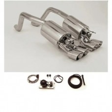 2009-2013 Corvette B&B Fusion Exhaust System With Quad Oval Tips