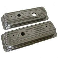 1985-1987 El Camino Chrome Valve Covers, Ball Milled, 4.6L V6