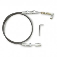 El Camino Throttle Cable Assembly, 24" Long, Black, Hi-Tech, Lokar, 1964-72