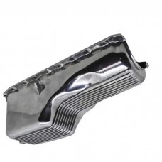 El Camino -Oil Pan, Big Block, Polished Finned Aluminum
