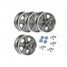 1968-1972 El Camino - 17 X 8 One Piece Aluminum 5 Spoke Wheel Kit