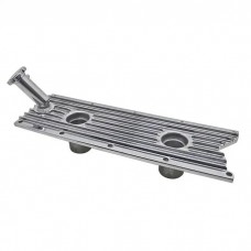 GM LS Engine Aluminum Valley Cover With Oil Filler Tube, Polished