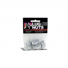 Gorilla 7/16 x 20, RH Closed End Chrome Lugnuts,Set of 4