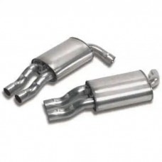 1985-1990 Corvette Mufflers "No Drone" Aluminized Dual Outlet