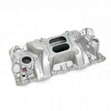 Full Size Chevy Intake Manifold, 4-Barrel Carburetor, SmallBlock, Edelbrock, 1958-72