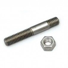 Full Size Chevy Exhaust Manifold Stud, 2-1 & 4", Stainless Steel, 1958-1972