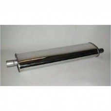 Full Size Chevy Muffler, Stainless Steel, 29", 1958-1964