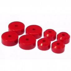 Chevy Engine Mounting Set, Red Urethane, V8, 1955-1957