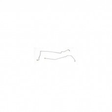 Chevy Transmission Cooling Lines, Stainless Steel, Turbo Hydra-Matic 700R4, Small Block, With Radiator In V8 Position, 1955-1957