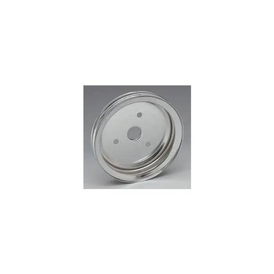 Crankshaft Pulley,Double-Groove,SB,Chrome,55-72