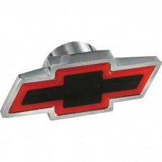 Chevy Air Cleaner Wing Nut, Bowtie Logo, Chrome, Large, 1955-1957