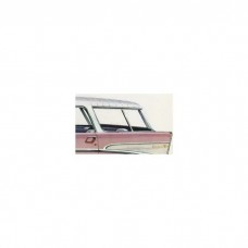 Chevy Rear Curved Quarter Glass, Right, Clear, Nomad, 1955-1957