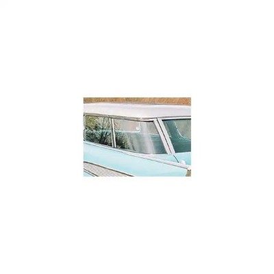 Chevy Rear Curved Quarter Glass, Left, Clear, Nomad, 1955-1957