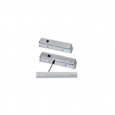Chevy Valve Covers, Small Block, Tall Design, Chrome, With Chevrolet Script & Bowtie Logo, 1955-1957