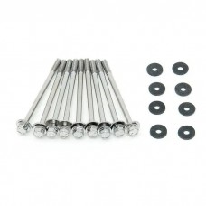 Chevy Valve Cover Bolts, Chrome, Center Hole, 1955-1957