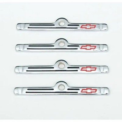 Valve Cover Clamps,Chrome,w/Bowtie,55-72