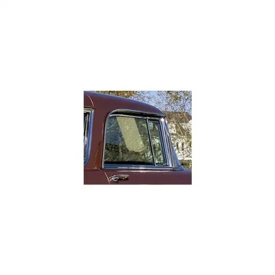 1955-1957 Chevy Installed Side Glass Set w/Frames-Clear