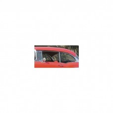 Chevy Vent Window, Installed In Frame, Clear, Hardtop & Nomad, Left, 1955-1957