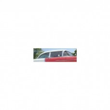 Chevy Door Glass, Installed In Lower Channel, Clear, 2-DoorSedan & Wagon, Right, 1955-1957