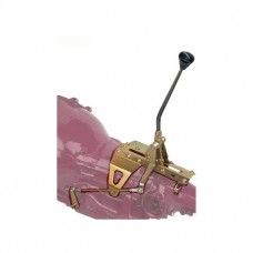 Lokar Shifter for GM TH-400 Automatic Transmission, Single Bend, 16", Midnight Series, Choice of Knobs