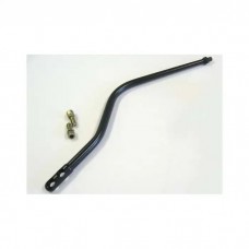 Shifter Lever, Lokar, Double Bend, 16-Inch, for Tremec TKO 500, 600, and T56 Magnum Manual Transmissions, Midnight Series