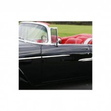 Chevy Vent Window, Installed In Frame, Smoke Tinted, Convertible,Right, 1955-1957