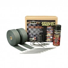 Automotive Exhaust & Header Wrap Kit - Black