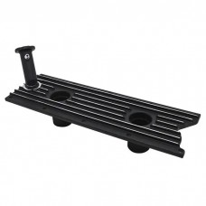 GM LS Engine Aluminum Valley Cover With Oil Filler Tube, Black