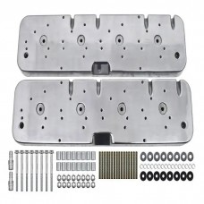 GM LS Engine Valve Cover Adapter Kit, Polished