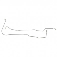 Chevy Truck Transmission Cooler Lines, Stainless Steel, 1963-66