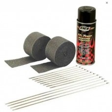 Automotive Exhaust & Header Wrap Kit - Black