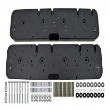 GM LS Engine Valve Cover Adapter Kit, Black