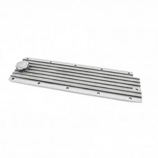 GM LS Engine Aluminum Valley Cover With Oil Filler Hole, Polished