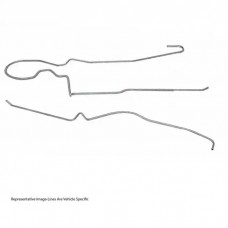 1955(2nd)-1956 Chevy-GMC Truck Main Fuel Lines, 5-16", 8 Cylinder, 2WD, OE Steel