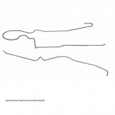 1971 Chevy-GMC Truck Fuel Return Line, 1/4", 1/2 Ton-3/4 Ton V8- 2WD, OE Steel