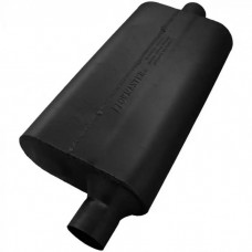 Flowmaster Delta Flow Muffler, 50 Series -  2.25 Offset Inlet-2.25 Center Outlet - Moderate Sound