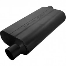 Flowmaster Delta Flow Muffler, 50 Series - 2.50 Offset Inlet/ 2.50 Offset Outlet - Moderate Sound