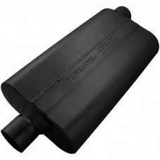 Flowmaster Delta Flow Muffler, 50 Series - 2.50 Center Inlet/ 2.50 Offset Outlet - Moderate Sound