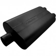 Flowmaster Delta Flow Muffler, 50 Series -2.50 Center Inlet / 2.00 Dual Outlet - Moderate Sound