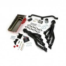1973-1987 Chevy-GMC Truck Trans Dapt Performance LS Swap In A Box, Black Headers, 2WD