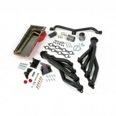 1973-1987 Chevy-GMC Truck Trans Dapt Performance LS Swap In A Box, Black Maxx Headers, 2WD